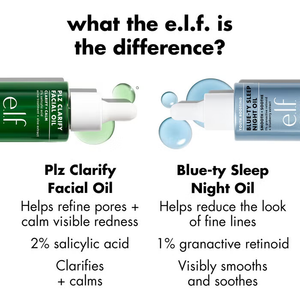 e.l.f. PLZ Clarify Facial Oil - Volare Makeup