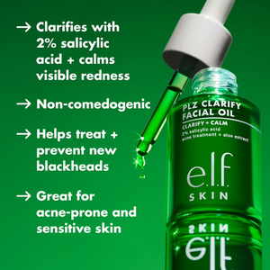 e.l.f. PLZ Clarify Facial Oil - Volare Makeup