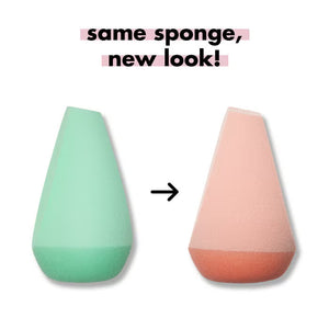 e.l.f. Halo Glow Angled Silicone Face Sponge - Volare Makeup