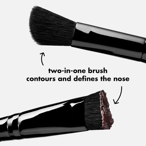 e.l.f. Dual-Ended Nose Contour Brush - Volare Makeup