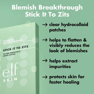e.l.f. Blemish Breakthrough Stick It to Zits Pimple Patches - Volare Makeup