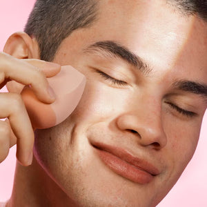 e.l.f. Halo Glow Angled Silicone Face Sponge - Volare Makeup