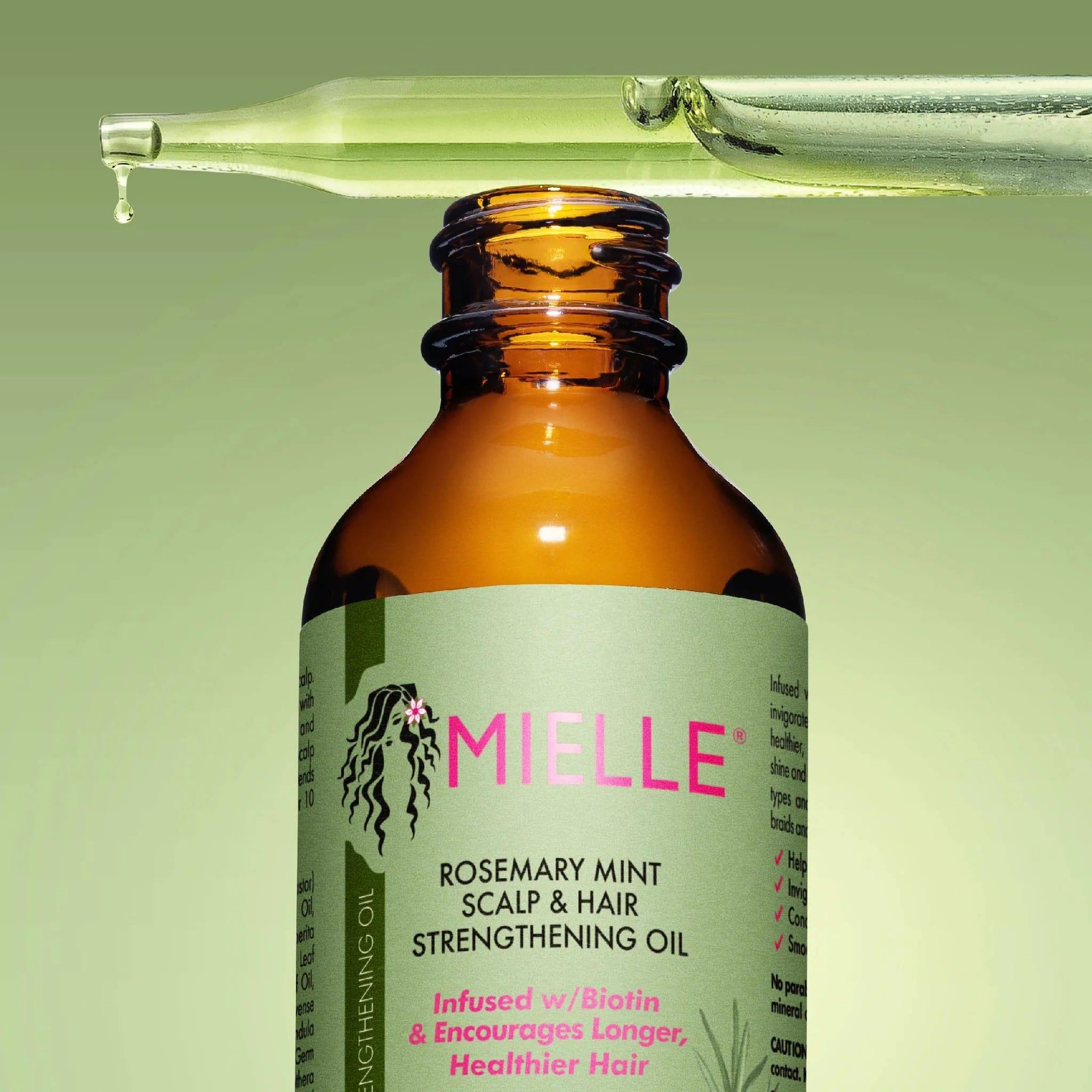 Mielle Rosemary Mint Scalp & Hair Strengthening Oil - Volare Makeup