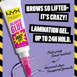 NYX Professional Makeup The Brow Glue Crazy Lift Brow Lamination Gel - Volare Makeup