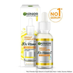 Garnier Skin Active Fast Bright - Vitamin C - Booster Serum - Volare Makeup