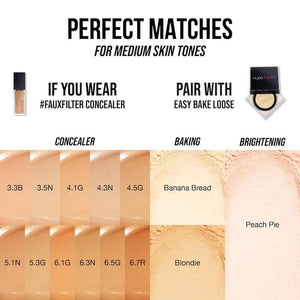 Huda Beauty Easy Bake Loose Baking & Setting Powder Mini size - Volare Makeup