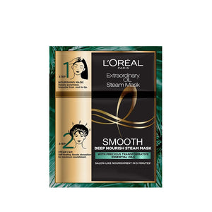L'OREAL PARIS ELVIVE Extraordinary Oil Hair Treatment Deep Nourish Steam Sleek Mask - Volare Makeup