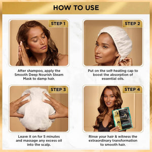 L'OREAL PARIS ELVIVE Extraordinary Oil Hair Treatment Deep Nourish Steam Sleek Mask - Volare Makeup