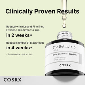 COSRX The Retinol 0.5 Oil - Volare Makeup