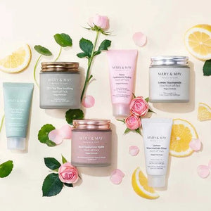 Mary&May Rose Hyaluronic Hydra Wash Off Pack - Volare Makeup