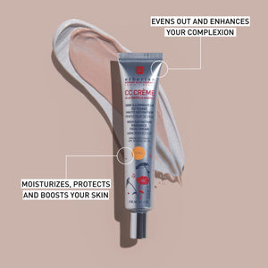 Erborian Trail size CC Cream buildable tinted color corrector with SPF 25 - Volare Makeup