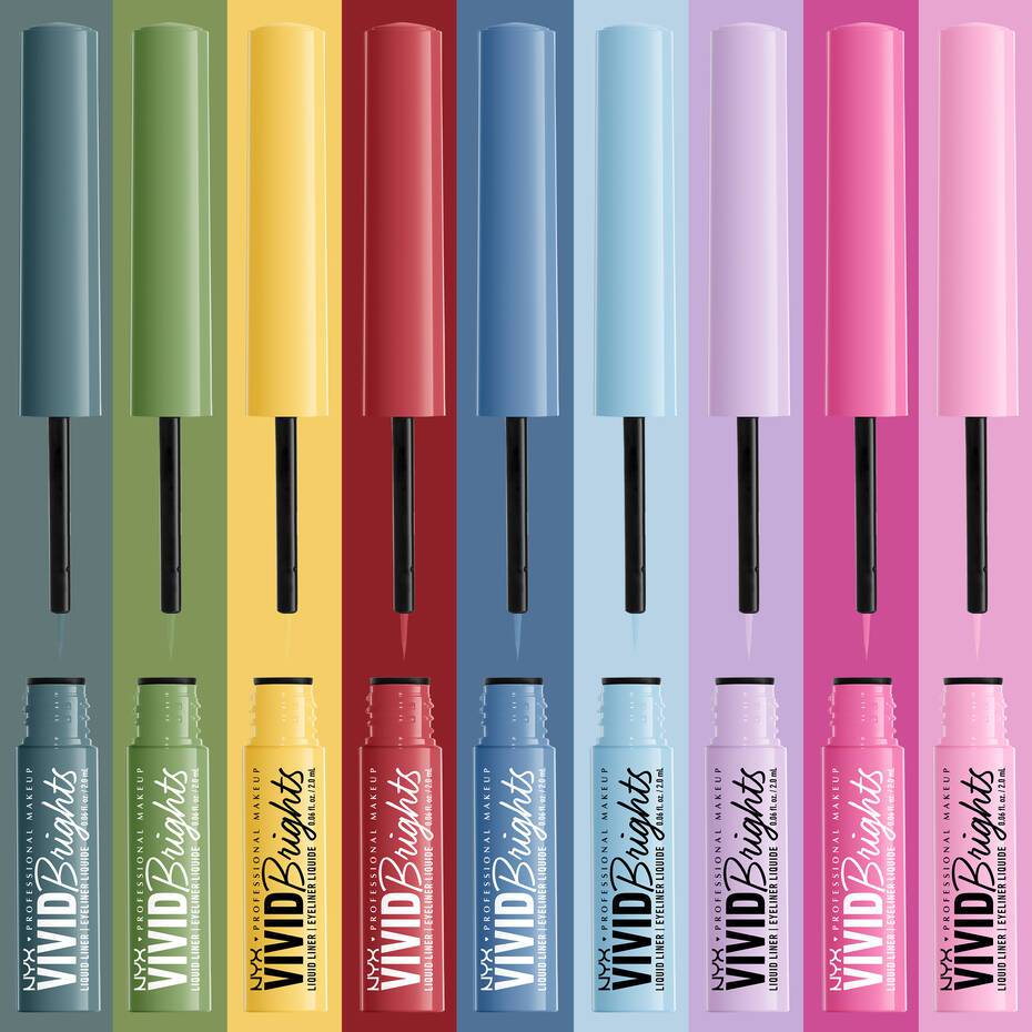 NYX Professional Makeup VIVID BRIGHTS COLORED LIQUID EYELINER - Volare Makeup