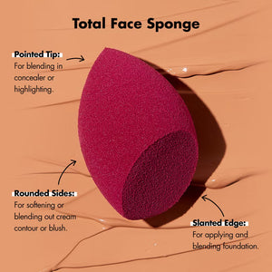 e.l.f. Total Face Sponge - Volare Makeup
