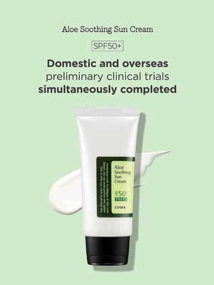 COSRX Aloe Soothing Sun Cream SPF50+/ PA+++ - Volare Makeup