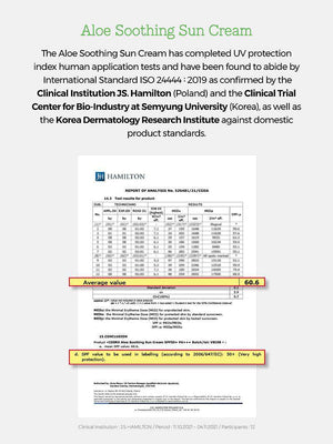 COSRX Aloe Soothing Sun Cream SPF50+/ PA+++ - Volare Makeup