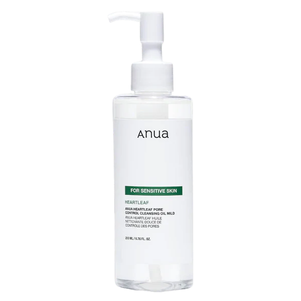 Anua Heartleaf Pore Control Cleansing Oil Mild 200ml - Volare Makeup