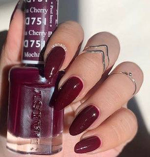 Daisy DND GEL POLISH DUO gel & lacquer Cherry Mocha #751 - Volare Makeup