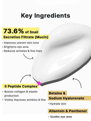 COSRX Advanced Snail Peptide Eye Cream - Volare Makeup
