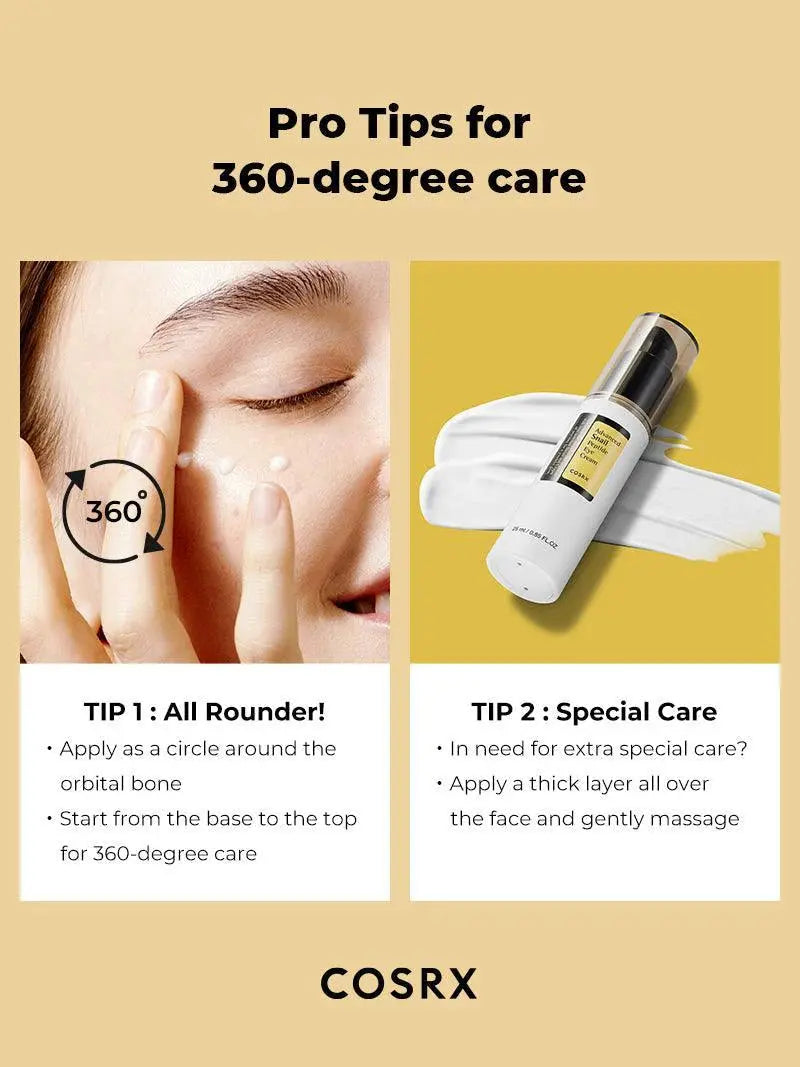 COSRX Advanced Snail Peptide Eye Cream - Volare Makeup