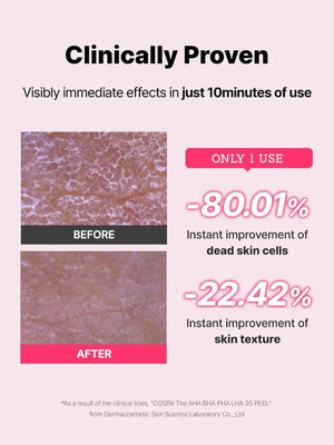 COSRX The AHA BHA PHA LHA 35 Peel - Volare Makeup