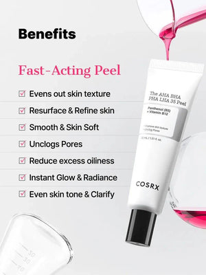 COSRX The AHA BHA PHA LHA 35 Peel - Volare Makeup