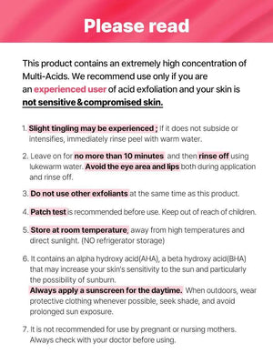 COSRX The AHA BHA PHA LHA 35 Peel - Volare Makeup