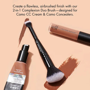 e.l.f. Concealer & Foundation Complexion Duo Brush - Volare Makeup