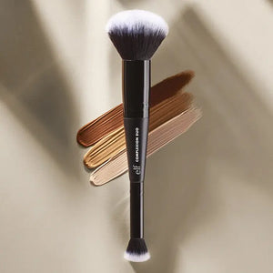 e.l.f. Concealer & Foundation Complexion Duo Brush - Volare Makeup