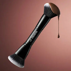 e.l.f. Liquid Bronzer & Contour Duo Brush - Volare Makeup