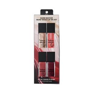 e.l.f. Glow Reviver Quad Goals Lip Oil Kit - Volare Makeup