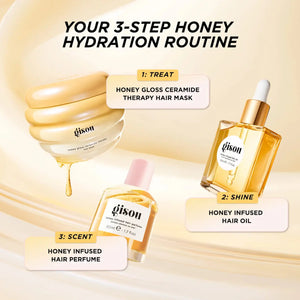 Gisou Honey Gloss Ceramide Therapy Hydrating Hair Mask - Volare Makeup