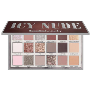 HUDA BEAUTY Icy Nude Eyeshadow Palette - Volare Makeup