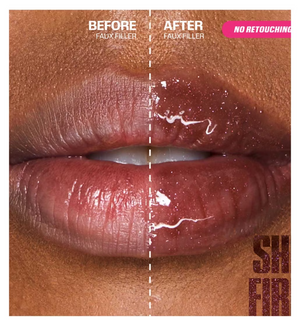 Faux Filler Shiny Non-Sticky Lip Gloss - Volare Makeup