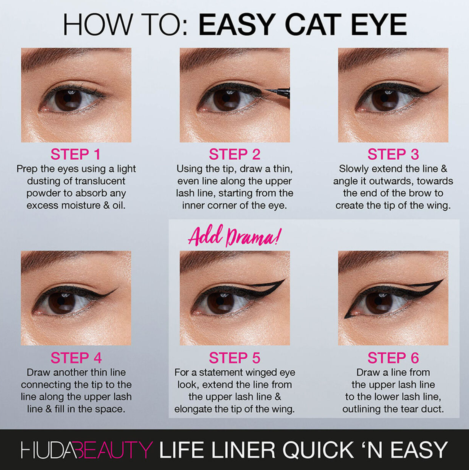 HUDA BEAUTY Life Liner Quick 'N Easy Black - Volare Makeup