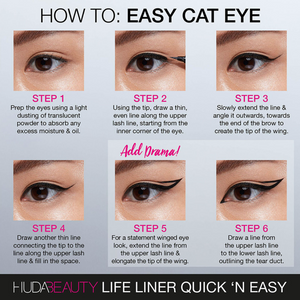 HUDA BEAUTY Life Liner Quick 'N Easy Black - Volare Makeup