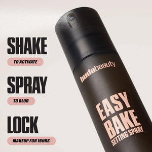 HUDA BEAUTY Easy Bake Blurring Setting Spray with 16-Hour Wear - Volare Makeup