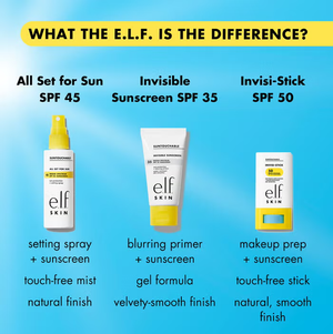 e.l.f. Suntouchable Invisi-Stick SPF 50 - Volare Makeup