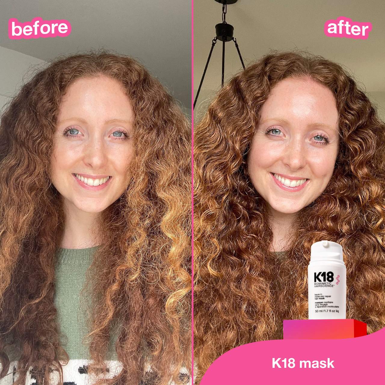 K18 Biomimetic Hair science Leave-In Molecular Repair Hair Mask - Volare Makeup