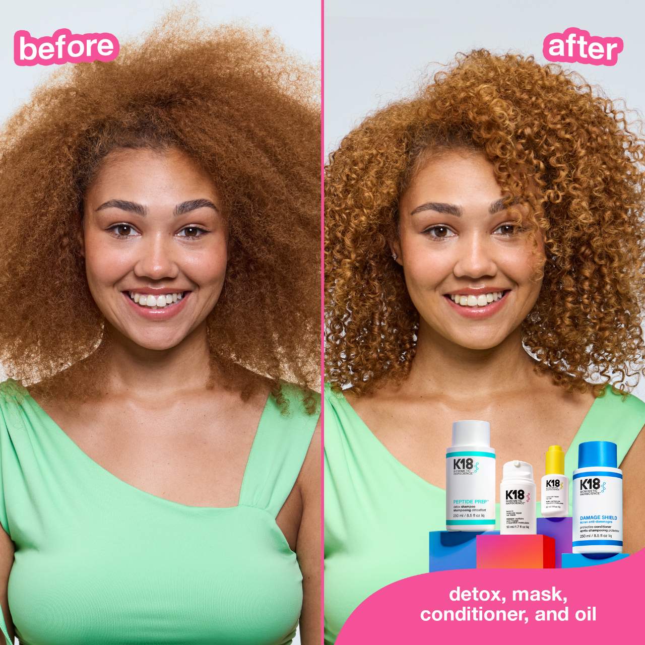 K18 Biomimetic Hair science Leave-In Molecular Repair Hair Mask - Volare Makeup