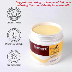 Karseell collagen Hair Treatment Collagen Hair Mask - Volare Makeup