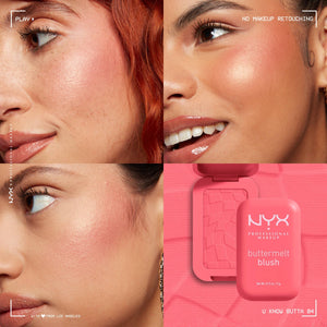 NYX Professional Makeup Buttermelt Pressed Powder Blush - Volare Makeup
