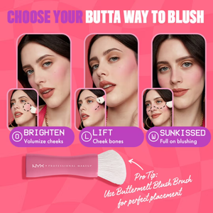 NYX Professional Makeup Buttermelt Pressed Powder Blush - Volare Makeup