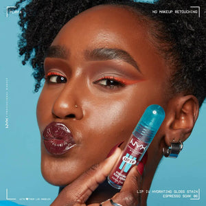 NYX Professional Makeup Lip I.V. Hydrating Lip Gloss Stain - Volare Makeup