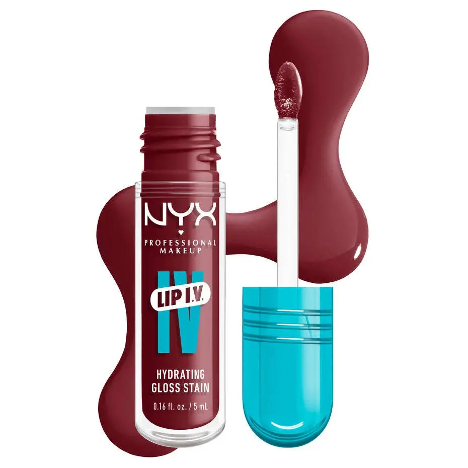 NYX Professional Makeup Lip I.V. Hydrating Lip Gloss Stain - Volare Makeup