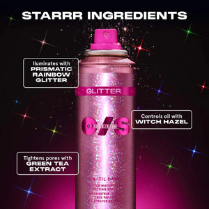 ONE/SIZE by Patrick Starrr On 'Til Dawn Mattifying Glitter finish Waterproof Setting Spray - Volare Makeup