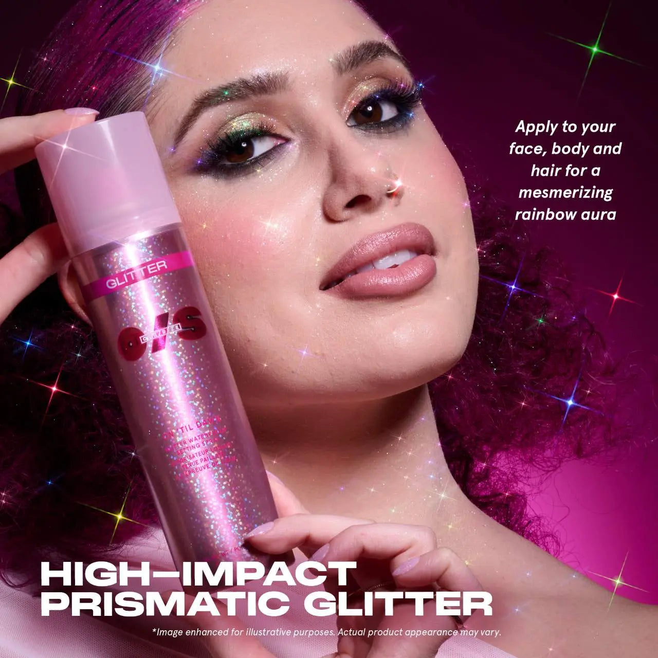ONE/SIZE by Patrick Starrr On 'Til Dawn Mattifying Glitter finish Waterproof Setting Spray - Volare Makeup