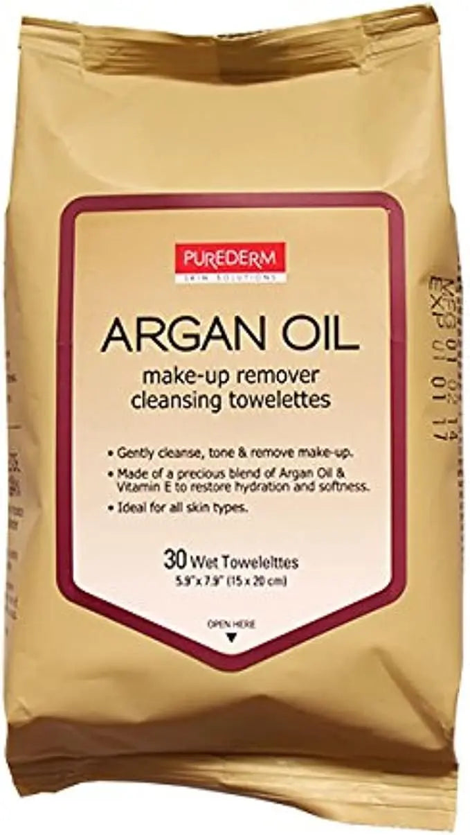 Purederm Makeup Remover Cleansing Towelettes - Volare Makeup