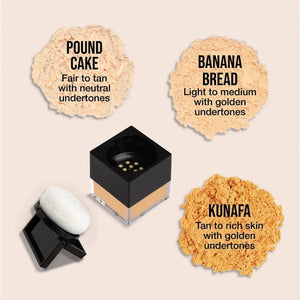 Huda Beauty Easy Bake Loose Baking & Setting Powder Mini size - Volare Makeup