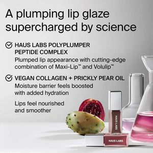 HAUS LABS BY LADY GAGA PhD Hybrid Lip Glaze Plumping Gloss - Volare Makeup