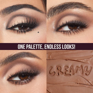 HUDA BEAUTY Creamy Obsessions Eyeshadow Palette - Volare Makeup